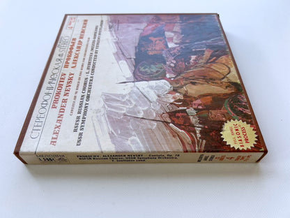 オープンリール/ スヴェトラーノフ / プロコフィエフ:カンタータ「アレクサンドル・ネフスキー」 / US盤 7号 4トラック 19cm/s (7 1/2IPS) MELODIYA ZS40010