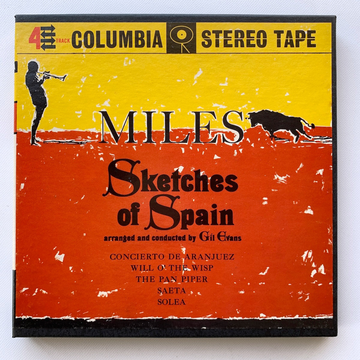 オープンリール/ MILES DAVIS / SKETCHES OF SPAIN / US盤 7号 4トラック 19cm/s (7 1/2IPS) インサート COLUMBIA CQ348