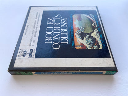 オープンリール/ ピエール・ブーレーズ / ドビュッシー：交響詩「海」 / 国内盤 7号 4トラック 19cm/s (7 1/2IPS) ライナー CBS SONY SONT-11006