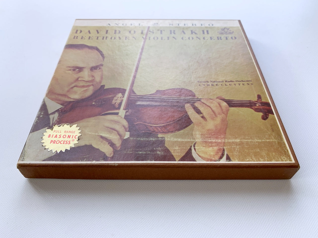 オープンリール/ ダヴィッド・オイストラフ / ベートーヴェン：ヴァイオリン協奏曲 / US盤 7号 4トラック 19cm/s (7 1/2IPS) ANGEL ZS35780