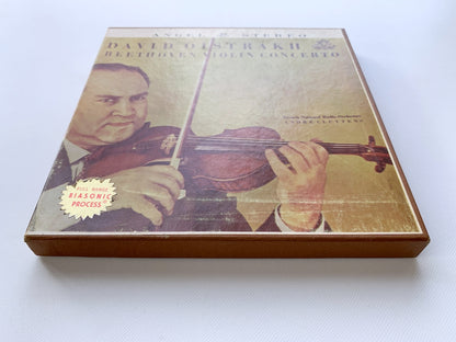 オープンリール/ ダヴィッド・オイストラフ / ベートーヴェン：ヴァイオリン協奏曲 / US盤 7号 4トラック 19cm/s (7 1/2IPS) ANGEL ZS35780