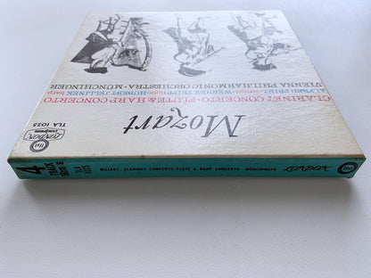 オープンリール/ プリンツ、ミュンヒンガー / モーツァルト：クラリネット協奏曲 / 国内盤 7号 4トラック 19cm/s (7 1/2IPS) ライナー LONDON TLA1025