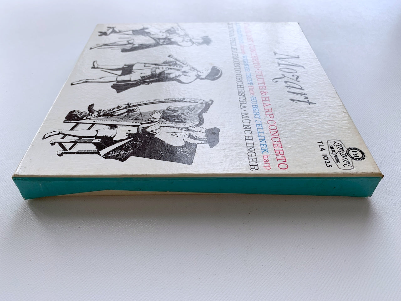 オープンリール/ プリンツ、ミュンヒンガー / モーツァルト：クラリネット協奏曲 / 国内盤 7号 4トラック 19cm/s (7 1/2IPS) ライナー LONDON TLA1025