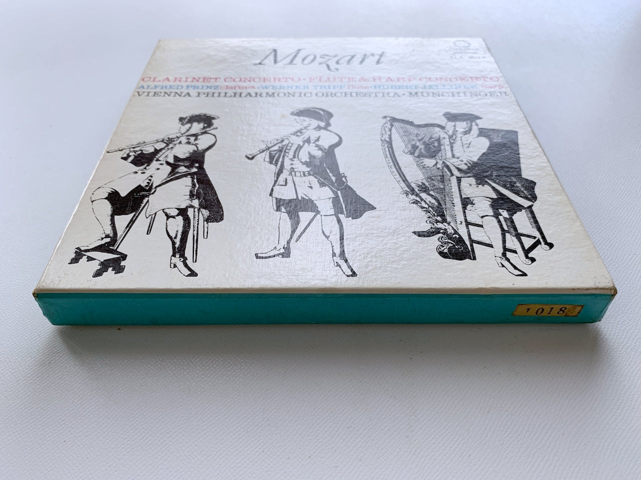 オープンリール/ プリンツ、ミュンヒンガー / モーツァルト：クラリネット協奏曲 / 国内盤 7号 4トラック 19cm/s (7 1/2IPS) ライナー LONDON TLA1025