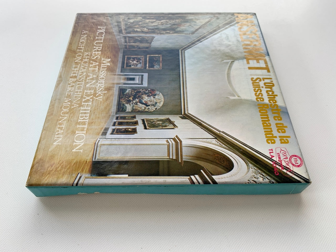 オープンリール/ スイス・ロマンド管弦楽団 / ムソルグスキー：組曲「展覧会の絵」 / 国内盤 7号 4トラック 19cm/s (7 1/2IPS) ライナー LONDON TLA-1040
