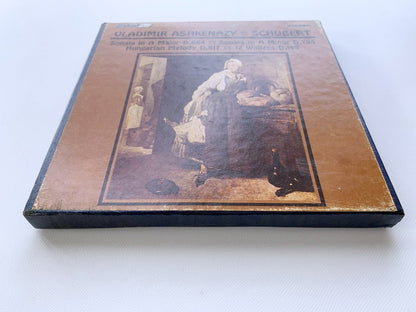 オープンリール/ ウラディーミル・アシュケナージ / シューベルト：ピアノソナタ第13番 他 / US盤 7号 4トラック 19cm/s (7 1/2IPS) LONDON LC80186