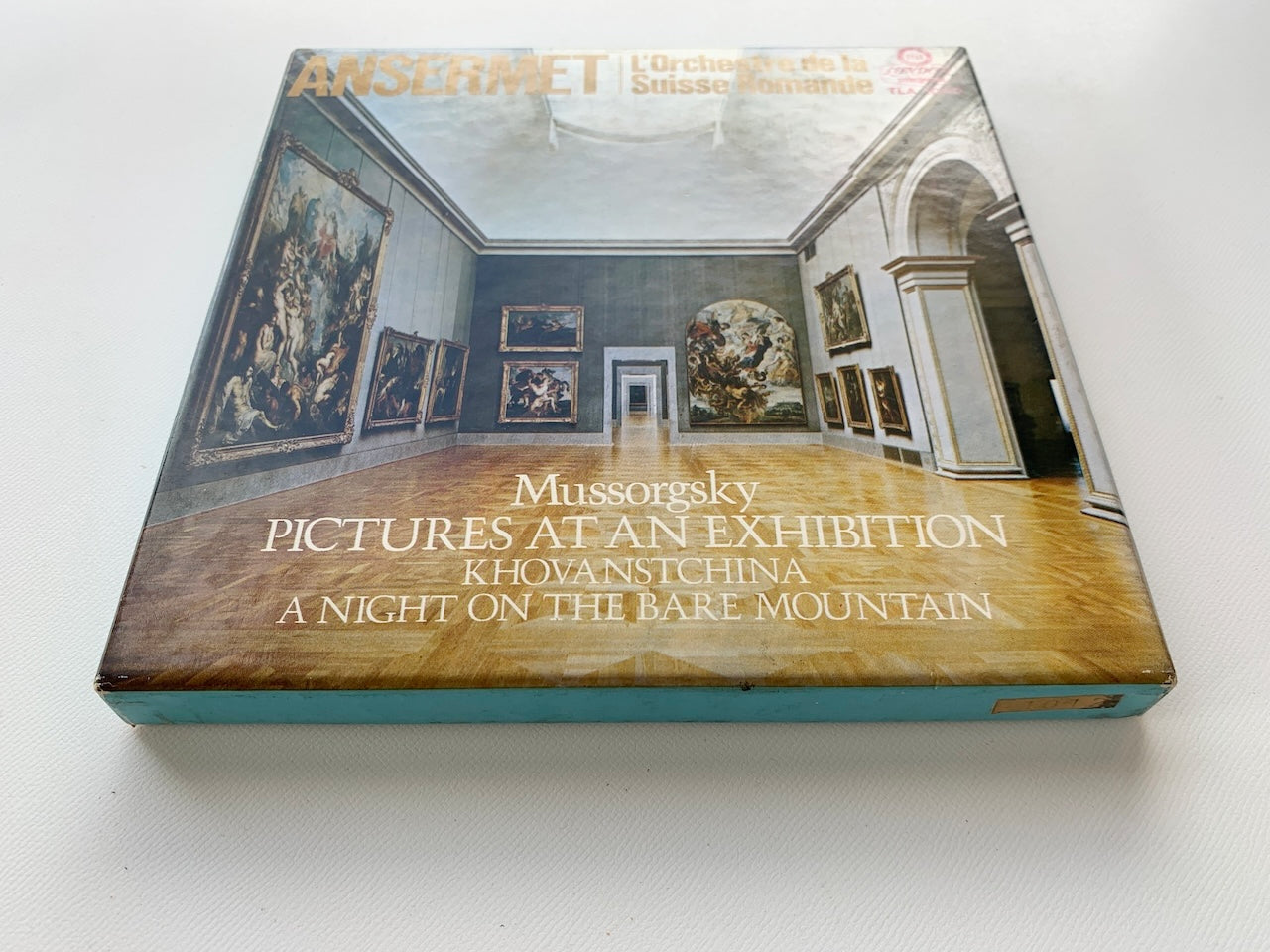 オープンリール/ スイス・ロマンド管弦楽団 / ムソルグスキー：組曲「展覧会の絵」 / 国内盤 7号 4トラック 19cm/s (7 1/2IPS) ライナー LONDON TLA-1040