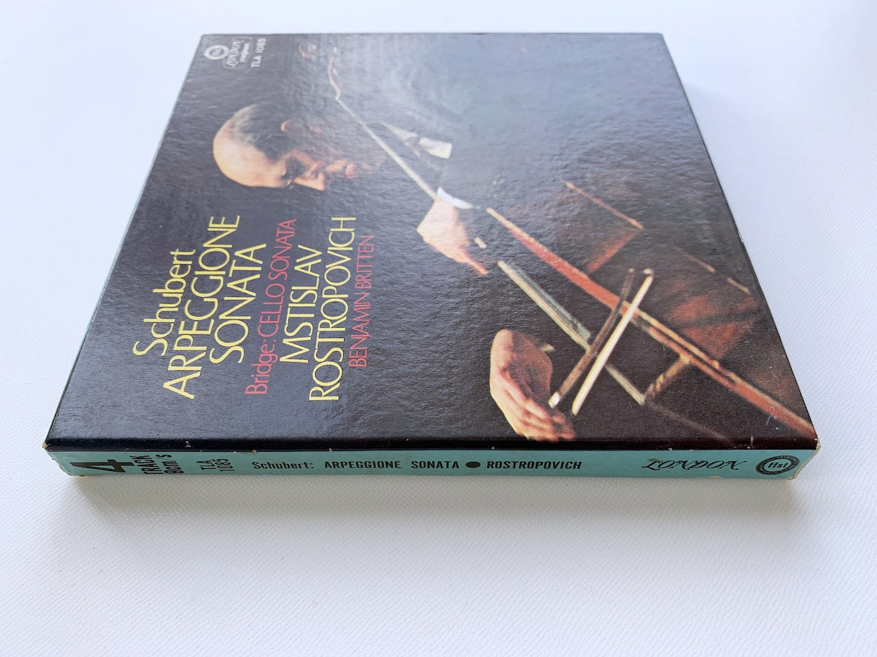 オープンリール/ ロストロポーヴィチ / シューベルト：アルペジョーネソナタ / 国内盤 7号 4トラック 19cm/s (7 1/2IPS) LONDON TLA1085