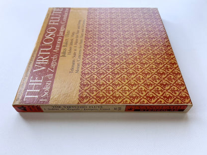 オープンリール/ ジュリアス・ベイカー / モーツァルト：フルートとハープのための協奏曲 他 / US盤 7号 4トラック 19cm/s (7 1/2IPS) インサート VANGUARD VTC1659