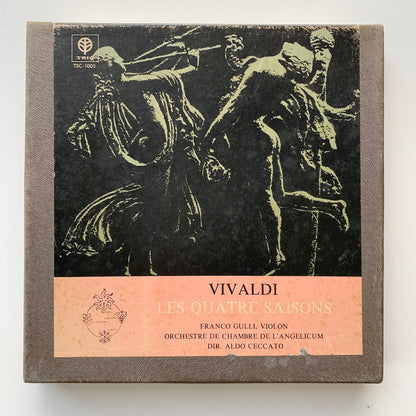 オープンリール/ ミラノ・アンジェリクム室内合奏団 / ヴィヴァルディ : 協奏曲集「四季」 / 国内盤 7号 4トラック 19cm/s (7 1/2IPS) ライナー TRIO TSC-1005