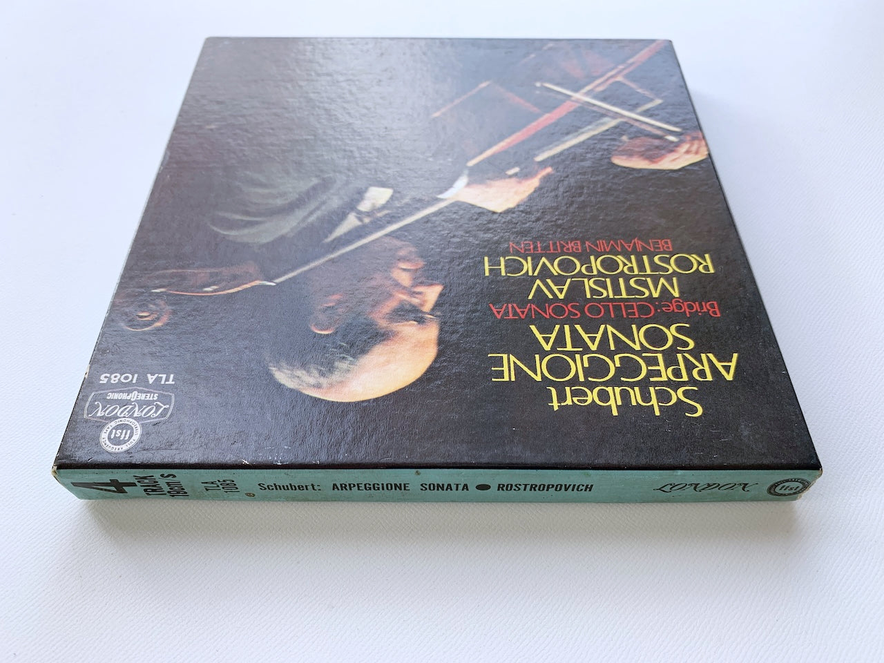 オープンリール/ ロストロポーヴィチ / シューベルト：アルペジョーネソナタ / 国内盤 7号 4トラック 19cm/s (7 1/2IPS) LONDON TLA1085