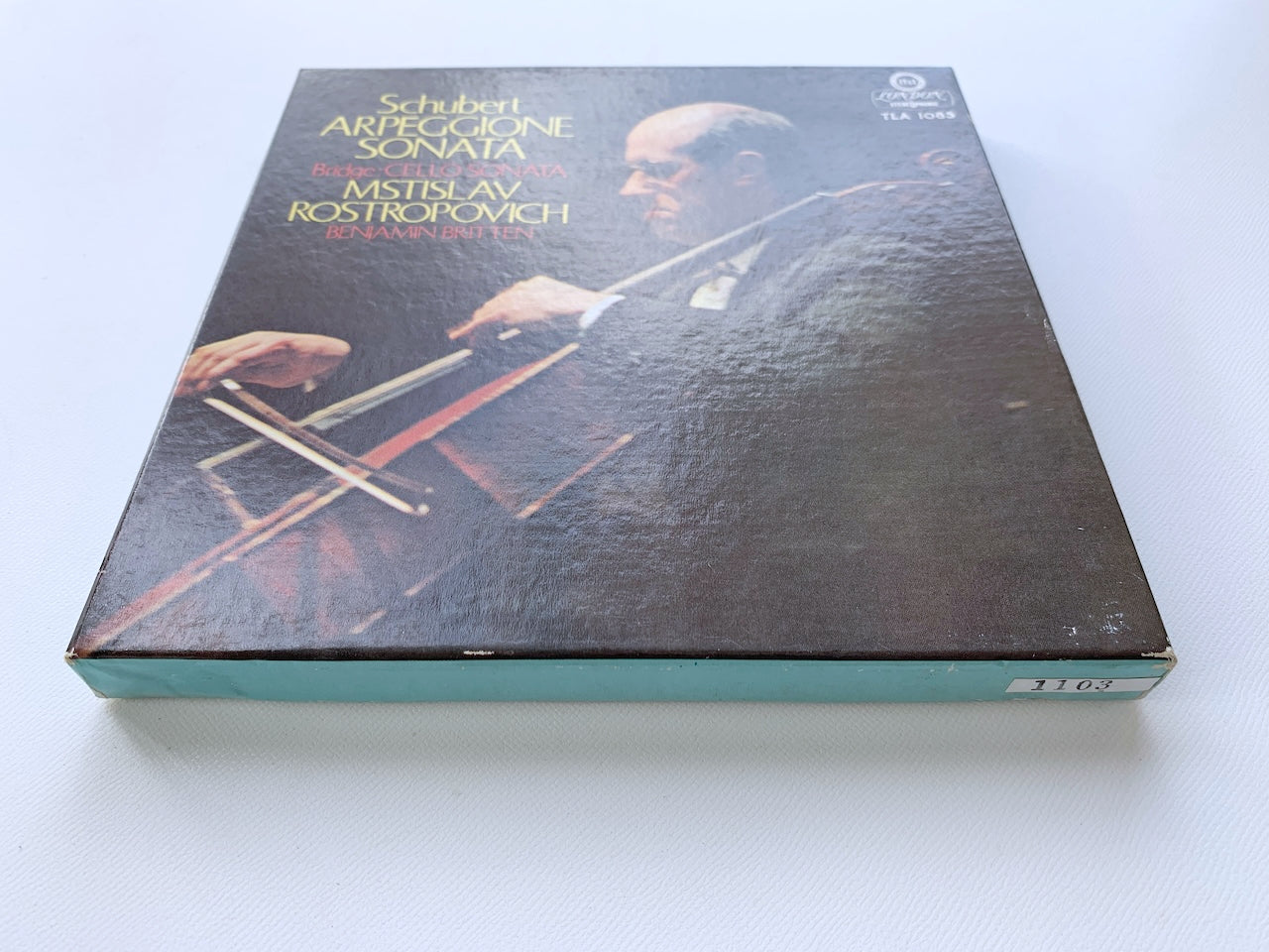 オープンリール/ ロストロポーヴィチ / シューベルト：アルペジョーネソナタ / 国内盤 7号 4トラック 19cm/s (7 1/2IPS) LONDON TLA1085