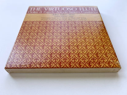 オープンリール/ ジュリアス・ベイカー / モーツァルト：フルートとハープのための協奏曲 他 / US盤 7号 4トラック 19cm/s (7 1/2IPS) インサート VANGUARD VTC1659