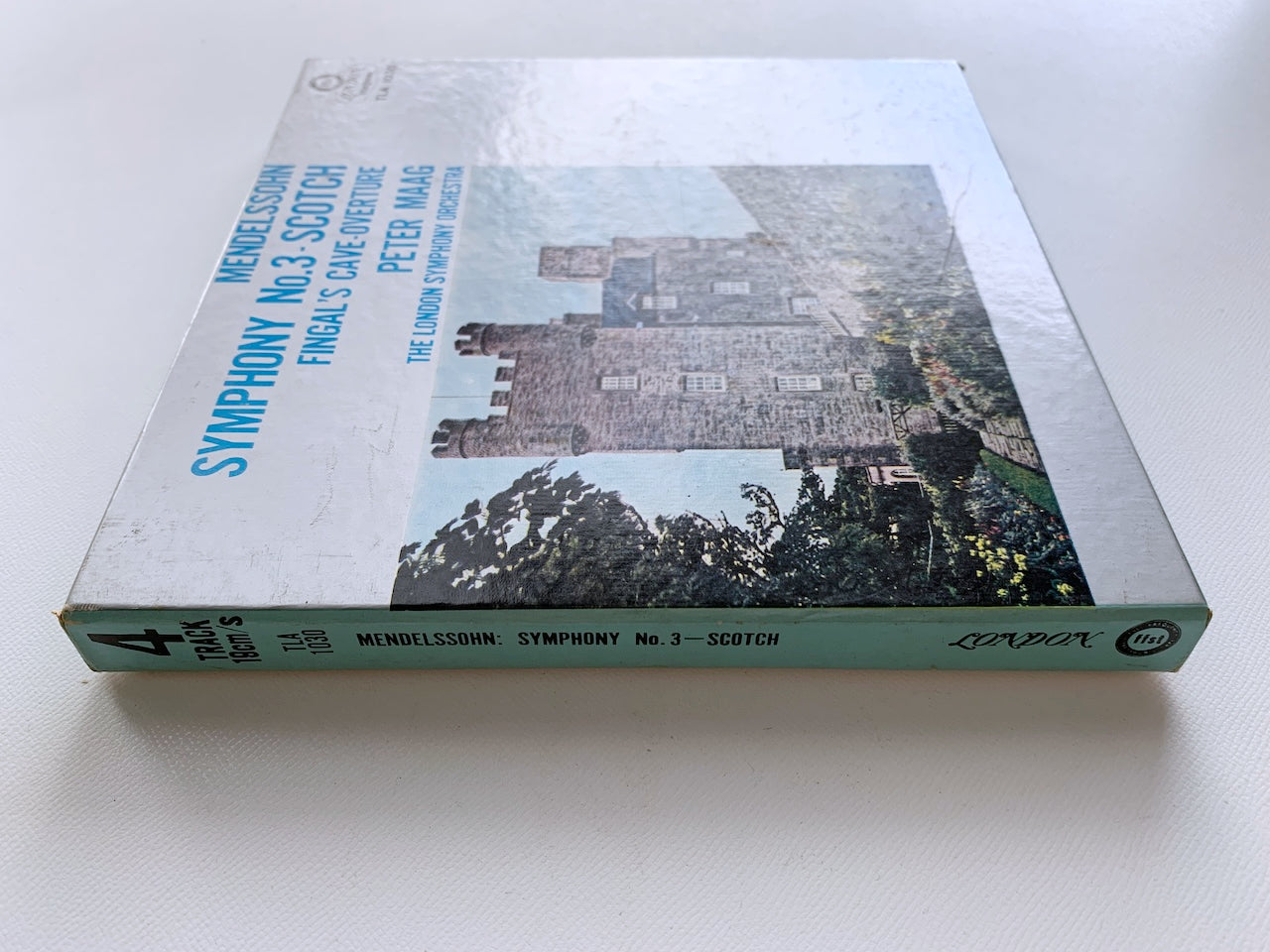 オープンリール/ ペーター・マーク / メンデルスゾーン：交響曲第3番「スコットランド」他 / 国内盤 7号 4トラック 19cm/s (7 1/2IPS) ライナー LONDON TLA1030