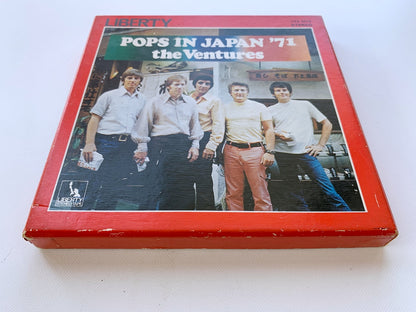 オープンリール/ THE VENTURES / POPS IN JAPAN ’71 / 国内盤 7号 4トラック 19cm/s (7 1/2IPS) LIBERTY LXA-5046