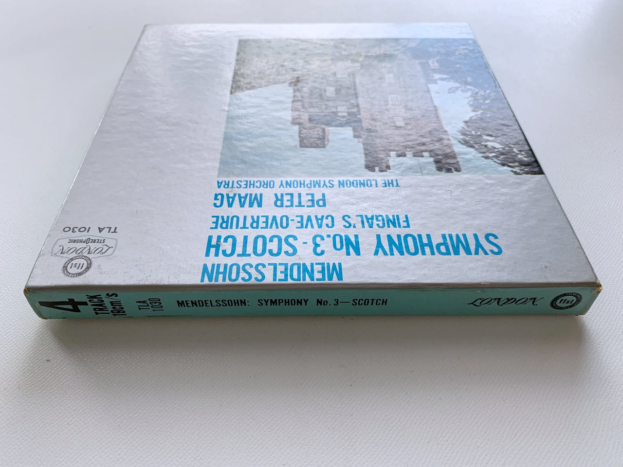 オープンリール/ ペーター・マーク / メンデルスゾーン：交響曲第3番「スコットランド」他 / 国内盤 7号 4トラック 19cm/s (7 1/2IPS) ライナー LONDON TLA1030