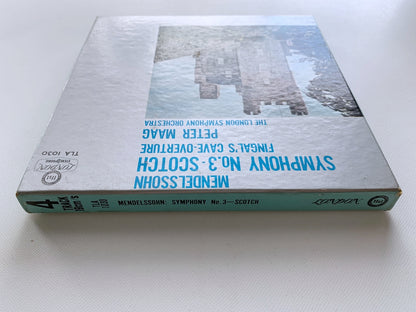 オープンリール/ ペーター・マーク / メンデルスゾーン：交響曲第3番「スコットランド」他 / 国内盤 7号 4トラック 19cm/s (7 1/2IPS) ライナー LONDON TLA1030