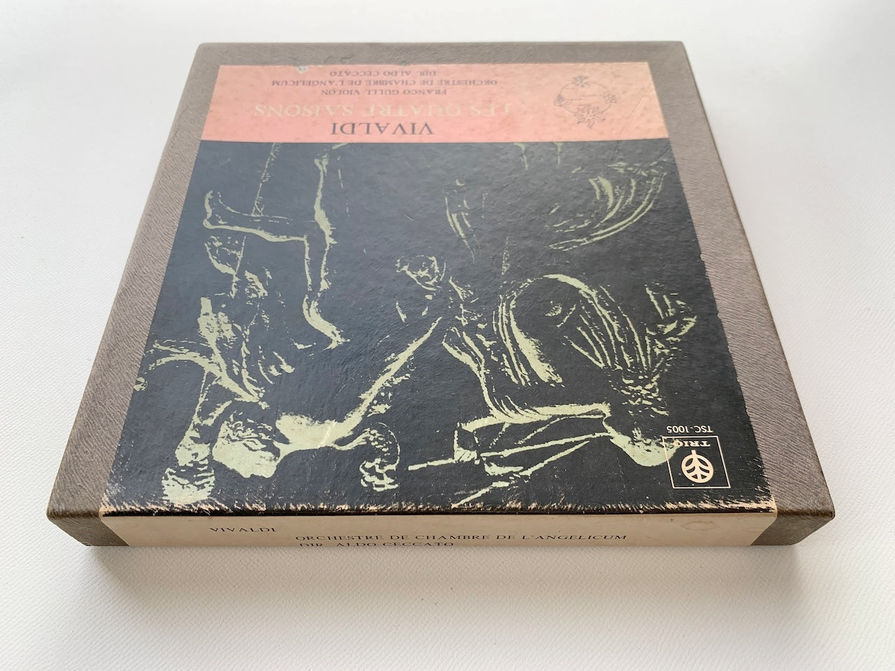 オープンリール/ ミラノ・アンジェリクム室内合奏団 / ヴィヴァルディ : 協奏曲集「四季」 / 国内盤 7号 4トラック 19cm/s (7 1/2IPS) ライナー TRIO TSC-1005