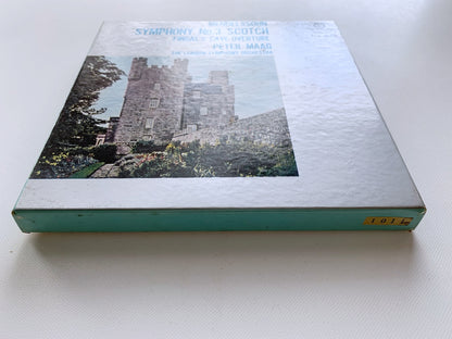 オープンリール/ ペーター・マーク / メンデルスゾーン：交響曲第3番「スコットランド」他 / 国内盤 7号 4トラック 19cm/s (7 1/2IPS) ライナー LONDON TLA1030