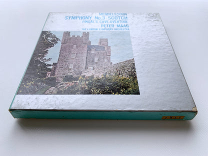 オープンリール/ ペーター・マーク / メンデルスゾーン：交響曲第3番「スコットランド」他 / 国内盤 7号 4トラック 19cm/s (7 1/2IPS) ライナー LONDON TLA1030