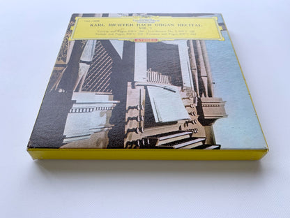 オープンリール/ カール・リヒター / J.S.バッハ：トッカータとフーガ 他 / 国内盤 7号 4トラック 19cm/s (7 1/2IPS) ライナー DGG TXG-1008