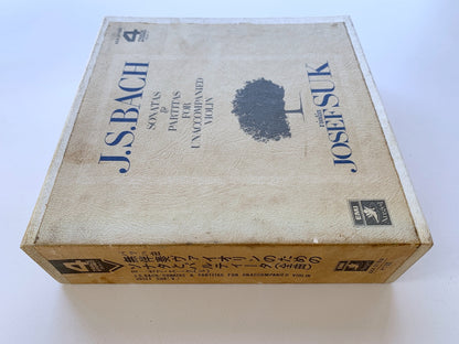 オープンリール/ ヨゼフ・スーク / J.S.バッハ：無伴奏ヴァイオリンのためのソナタとパルティータ(全曲) / 国内盤 2本組 7号 4トラック 19cm/s (7 1/2IPS) ライナー EMI AXA-3116W