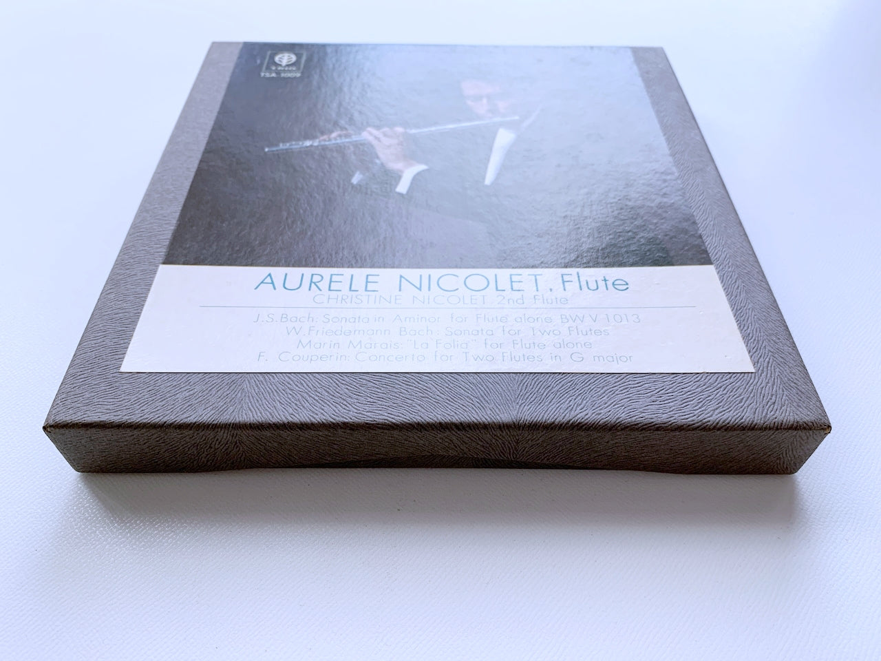 オープンリール/ オーレル・ニコレ / フルートの真髄 J.S.バッハ：無伴奏フルート・ソナタ 他 / 国内盤 7号 4トラック 19cm/s (7 1/2IPS) ライナー TRIO TSA-1009
