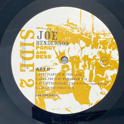 LP/ JOE HENDERSON / PORGY & BESS / US盤 2枚組 重量盤 VERVE 314539047-1
