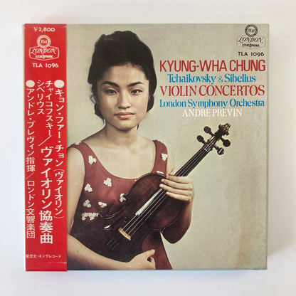 オープンリールテープ / チョン・キョンファ / チャイコフスキー/シベリウス：ヴァイオリン協奏曲 / 7号 19cm/s (7 1/2IPS) 4トラック 日本盤 帯 ライナー / LONDON