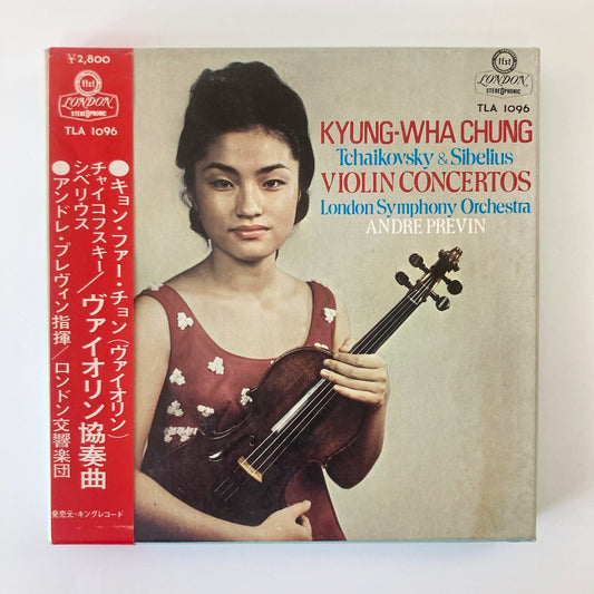 オープンリールテープ / チョン・キョンファ / チャイコフスキー/シベリウス：ヴァイオリン協奏曲 / 7号 19cm/s (7 1/2IPS) 4トラック 日本盤 帯 ライナー / LONDON