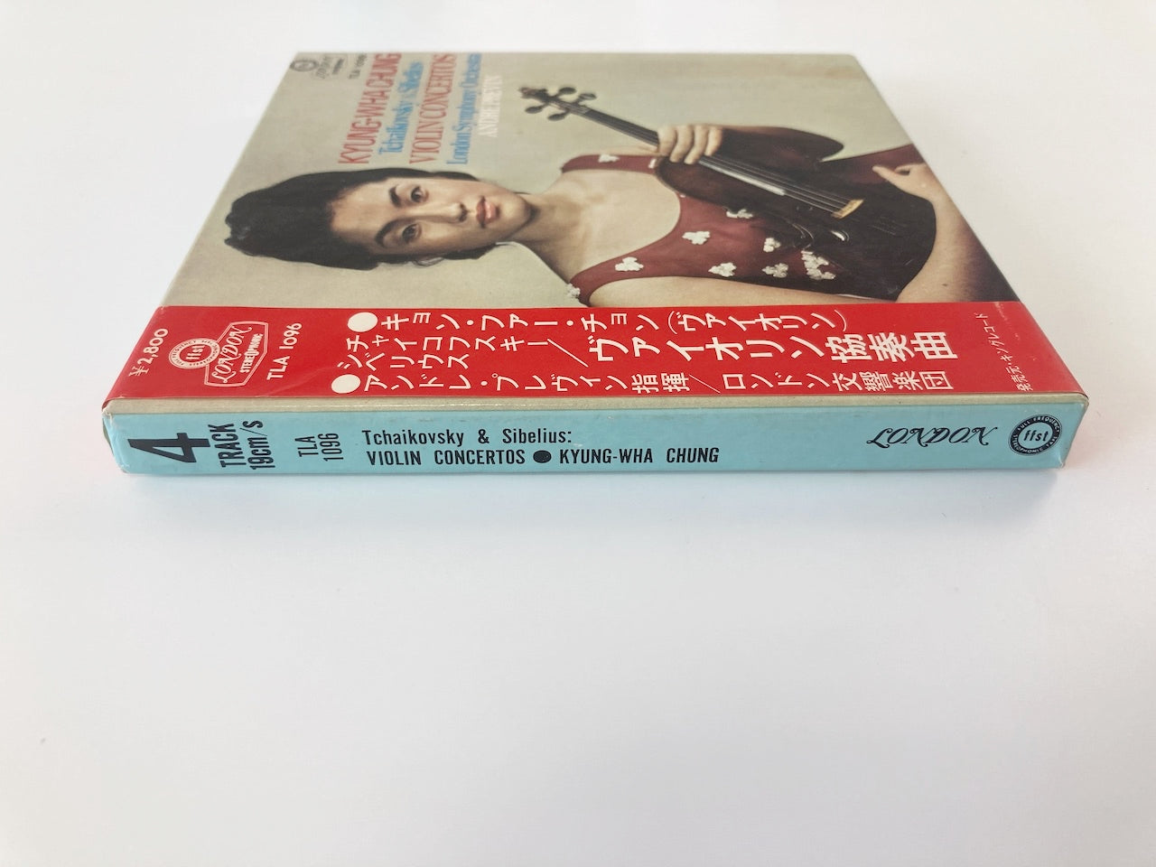 オープンリールテープ / チョン・キョンファ / チャイコフスキー/シベリウス：ヴァイオリン協奏曲 / 7号 19cm/s (7 1/2IPS) 4トラック 日本盤 帯 ライナー / LONDON