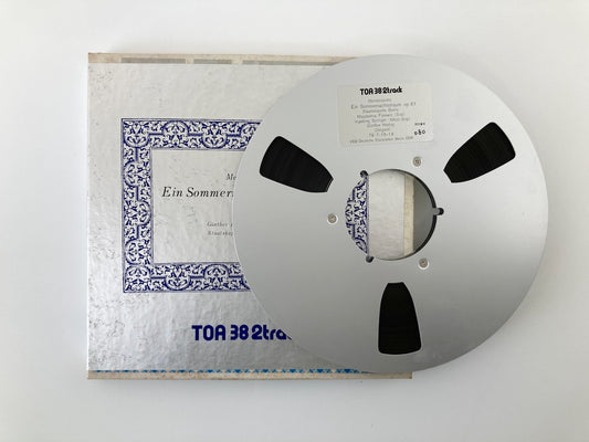 オープンリールテープ / ギュンター・ヘルヴィヒ / メンデルゾーン：真夏の夜の夢 / 再生確認済 10号 2TR 38cm/s 2トラック 日本盤 ライナー