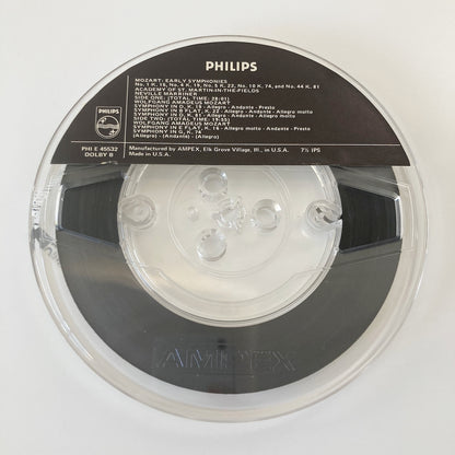 オープンリールテープ / ネヴィル・マリナー / モーツァルト：初期交響曲集 / 7号 19cm/s (7 1/2IPS) 4トラック US盤 DOLBY / PHILIPS
