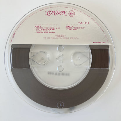 オープンリールテープ / ズービン・メータ / チャイコフスキー：序曲「1812年」 / 7号 19cm/s (7 1/2IPS) 4トラック 日本盤 ライナー / LONDON