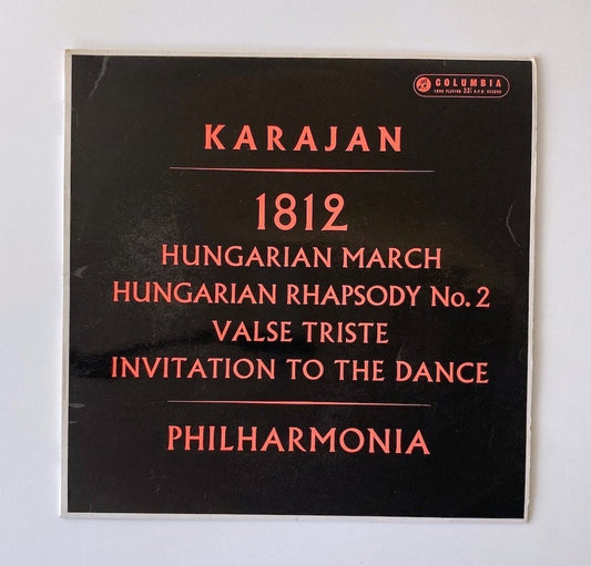 LP/ ヘルベルト・フォン・カラヤン / チャイコフスキー:1812年序曲，ベルリオーズ:ハンガリー行進曲他 / UK盤 コーティングJK CS COLUMBIA SAX2302