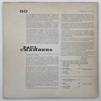 LP/ PAUL CHAMBERS / GO… / ポール・チェンバース / US盤 レインボーラベル VEE JAY VJLP1014