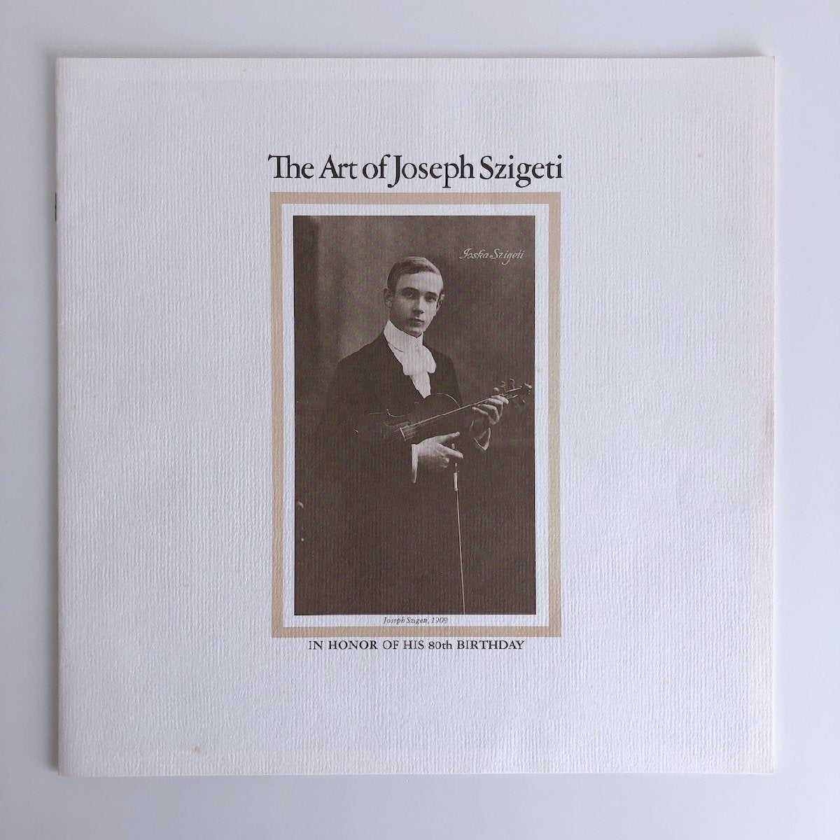 LP/ ヨーゼフ・シゲティ / シゲティの芸術 / US盤 6枚組 BOX ブックレット・白スリーヴ COLUMBIA M6X31513