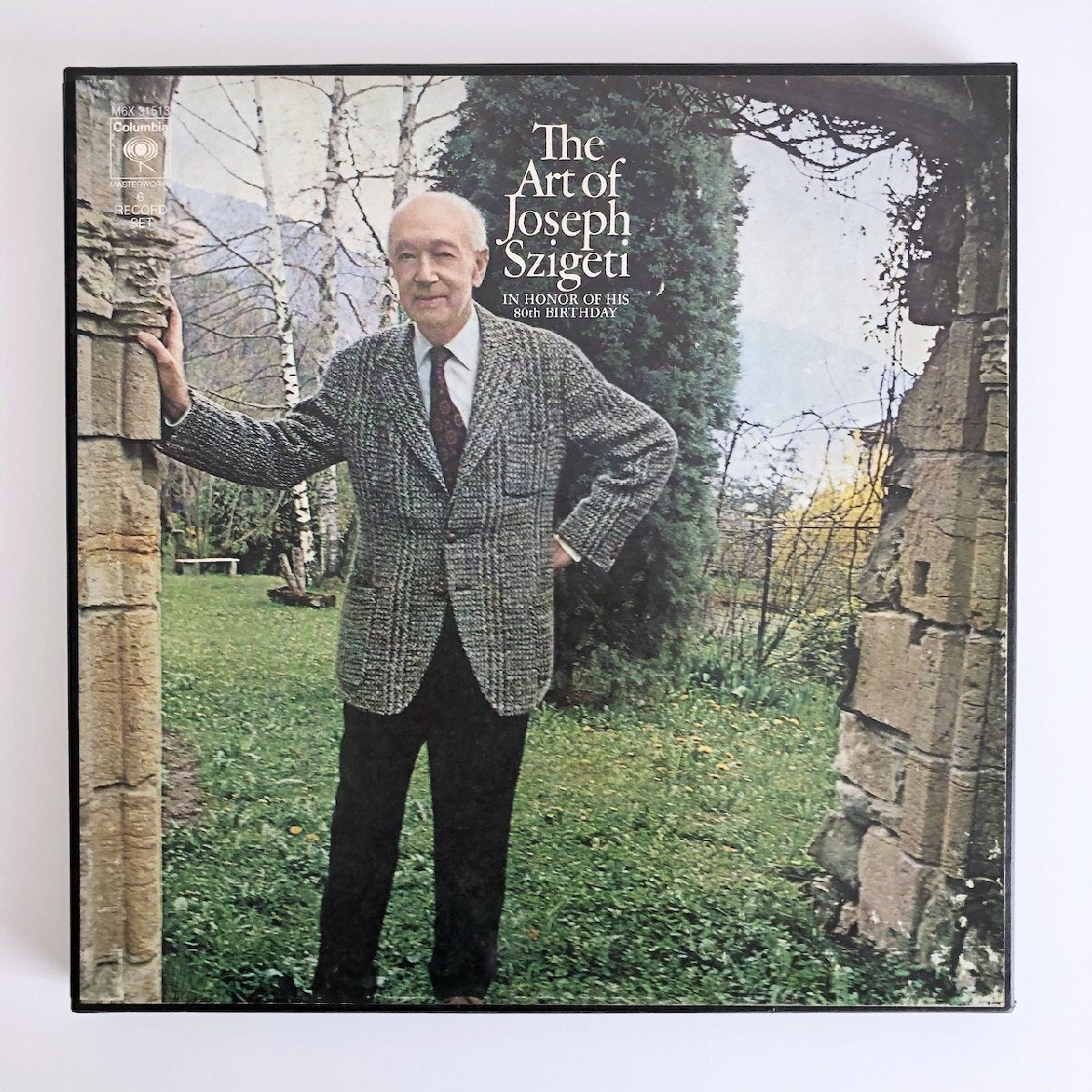 LP/ ヨーゼフ・シゲティ / シゲティの芸術 / US盤 6枚組 BOX ブックレット・白スリーヴ COLUMBIA M6X31513