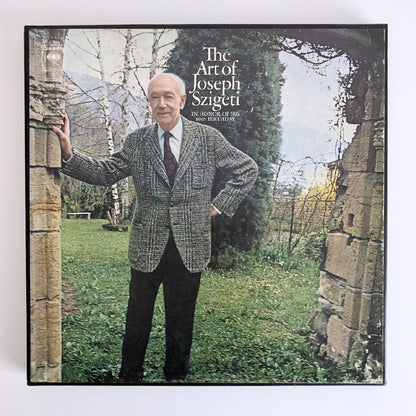 LP/ ヨーゼフ・シゲティ / シゲティの芸術 / US盤 6枚組 BOX ブックレット・白スリーヴ COLUMBIA M6X31513
