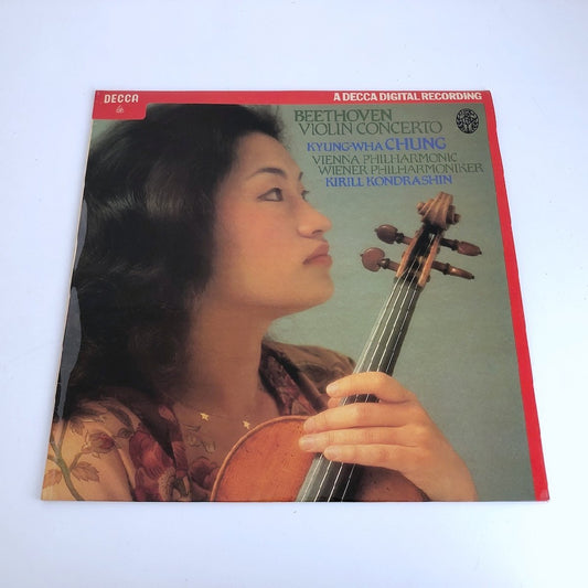 LP/ チョン・キョンファ、キリル・コンドラシン / ベートーヴェン：ヴァイオリン協奏曲 / UK盤 稀少UK DIGITAL CS DECCA SXDL7508
