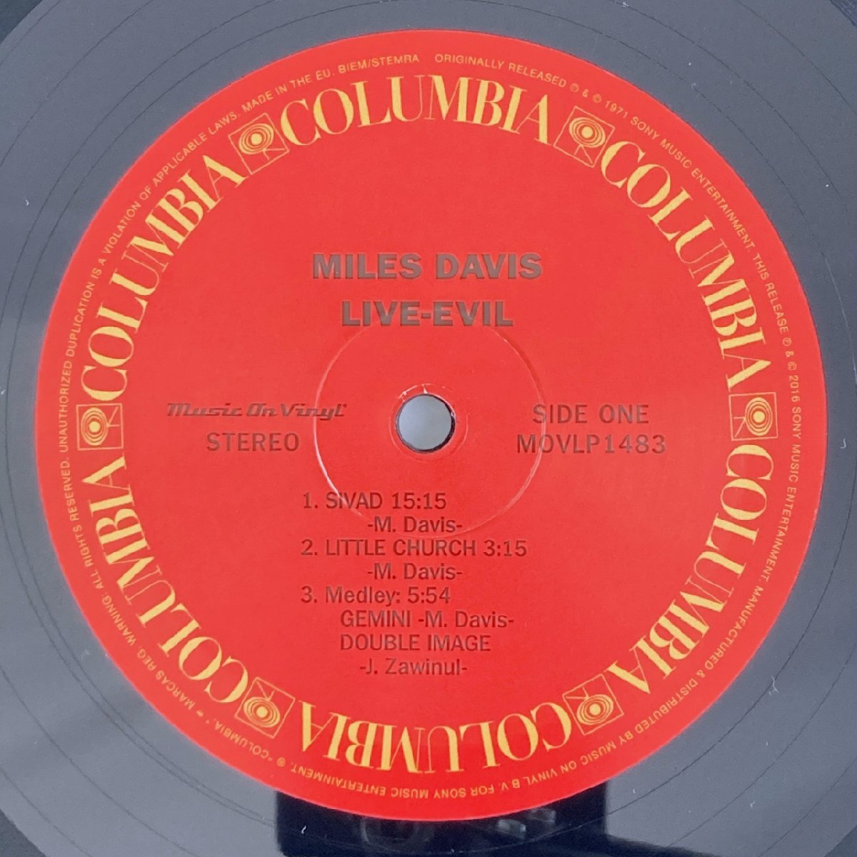 LP/ MILES DAVIS / LIVE-EVIL / マイルス・デイヴィス / US盤 2枚組 COLUMBIA MOVLP1483