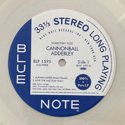 LP/ CANNONBALL ADDERLEY / SOMETHIN' ELSE / キャノンボール・アダレイ / 国内盤 帯・インナー BLUE NOTE UCJU-90008