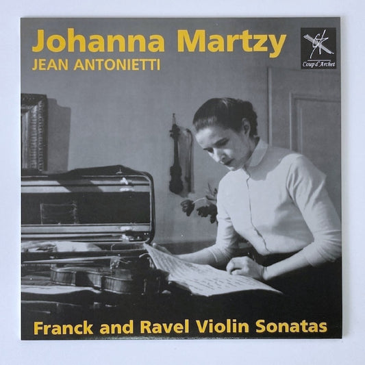 LP/ ヨハンナ・マルツィ / フランク、ラヴェル：ヴァイオリンソナタ / UK盤 重量盤 SPEAKERS CORNER COUP D'ARCHET COUP001