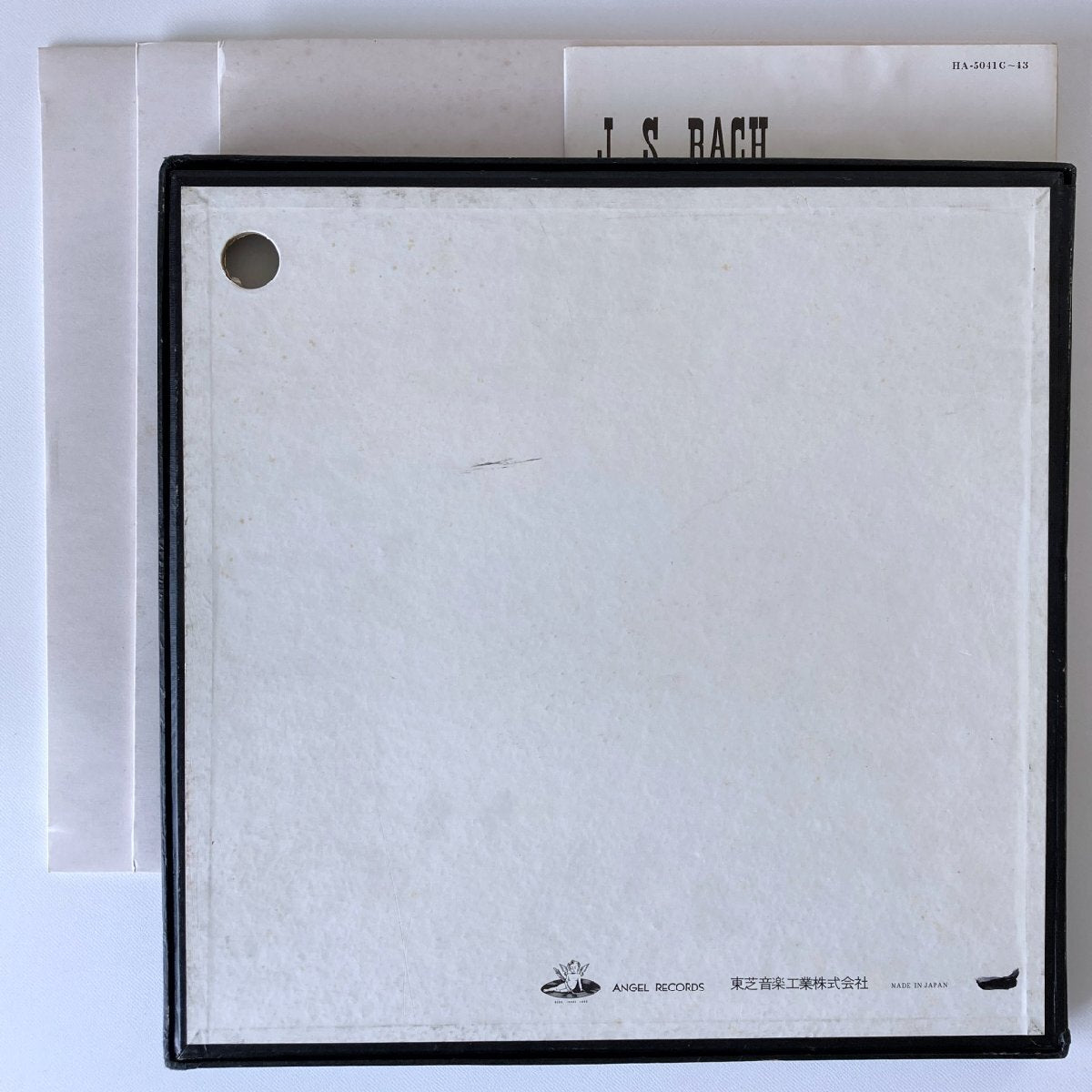 LP/ シェリング / J.S.バッハ：無伴奏ヴァイオリン・ソナタとパルティータ(全曲) / 国内盤 BOX、赤盤 ライナー ANGEL HA5041C~3