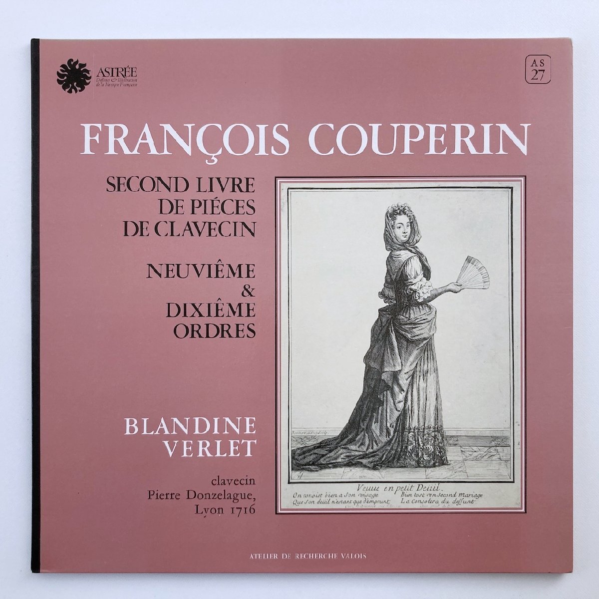 LP/ ブランデーヌ・ヴェルレ / クープラン：クラヴサン組曲第3番、 第4