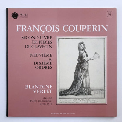 LP/ ブランデーヌ・ヴェルレ / クープラン：クラヴサン組曲第3番、 第4番 / フランス盤 コーティングJK ASTREE AS27