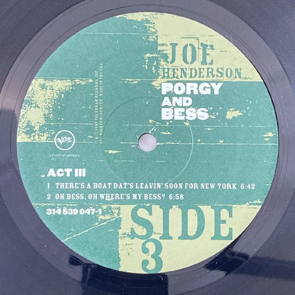 LP/ JOE HENDERSON / PORGY & BESS / ジョー・ヘンダーソン / US盤 2枚組 180g 重量盤 VERVE 314539047-1