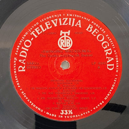 LP/ DUSKO GOYKOVICH / SWINGING MACEDONIA / ダスコ・ゴイコヴィッチ / ユーゴスラビア盤 赤ラベル STEREO PGP RTB LP4343