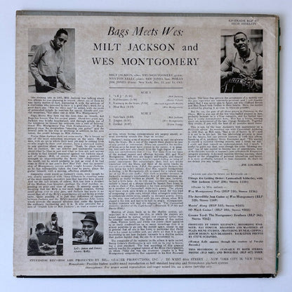 LP/ MILT JACKSON & WES MONTGOMERY / BAGS MEETS WES! / ミルト・ジャクソン / US盤 青大ラベル DG RIVERSIDE RLP407
