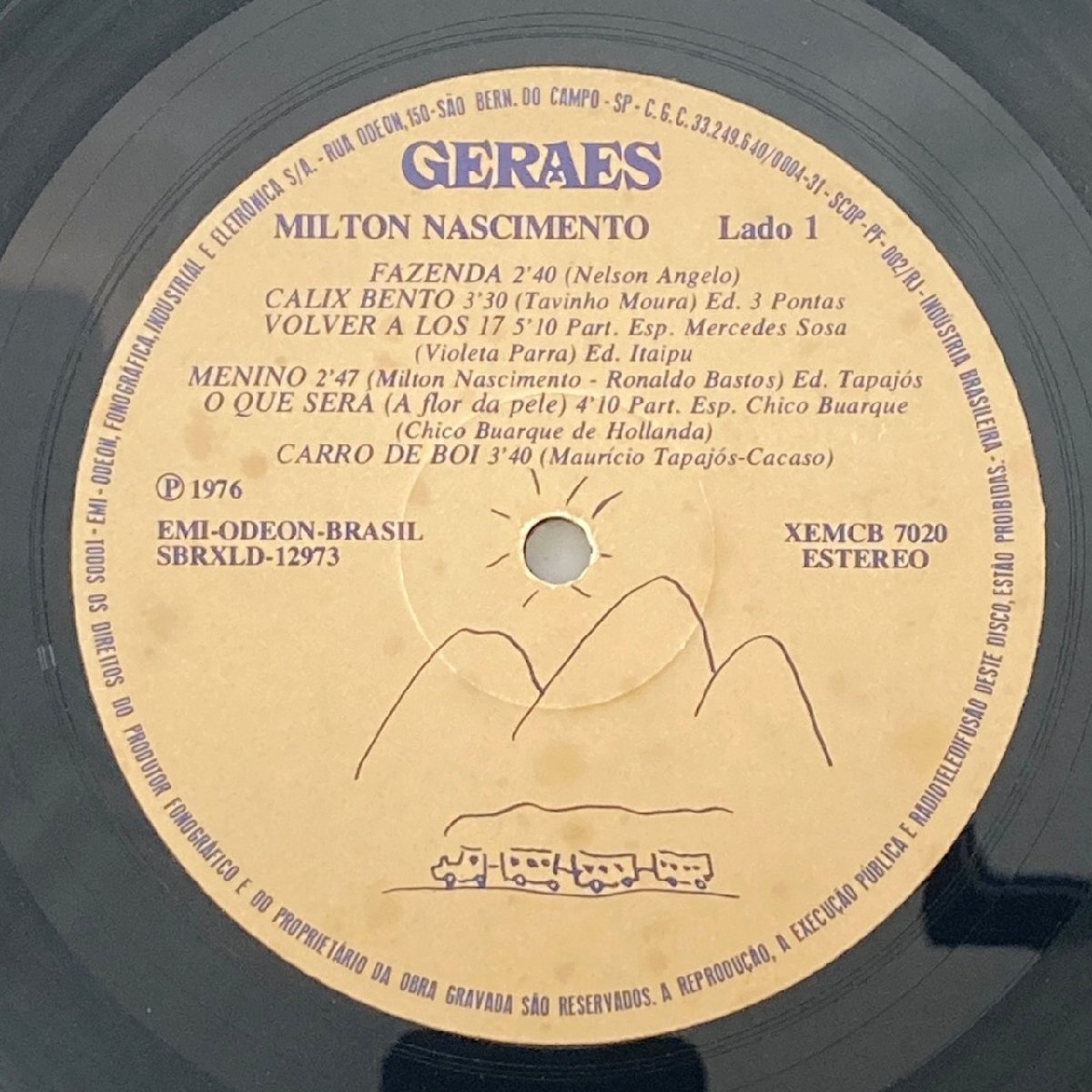 LP/ MILTON NASCIMENTO / MINAS GERAES / ミルトン・ナシメント / ブラジル盤 2枚組 EMI 31C16453808/9